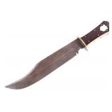 English Bowie Knife w/ Spanish Eye & Coffin Handle