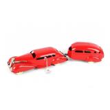 Restored Wyandotte Red La Salle Car & Trailer