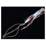 Crow Fully Beaded Awl Hide & Parfelche Case 19th