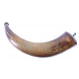 Texicans Remember the Alamo Powder Horn RARE