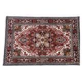Heriz Serapi Persian Hand Knotted Wool Rug 1930