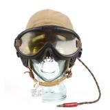 WWII U.S. AAF ANH15 Helmet & Receiver & B8 Goggles