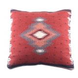 Soplador Rust Churro Wool Pillow by Luis Hernandez