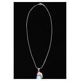 Navajo N. Wood Golden Hills Turquoise Necklace