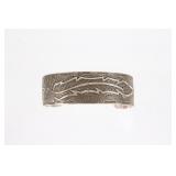 Navajo Raymond Begay Tufa Cast Sterling Bracelet