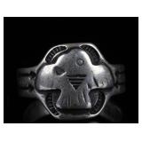 Navajo Fred Harvey Silver Thunderbird Ring