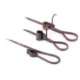 Antique Miner Candlestick Holder Collection