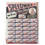 Early 1900 Speedway Steel Blade Mercantile Display