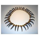 Plains Reservation Imitation Bear Claw Necklace