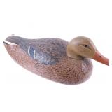 1935 Hand Painted Mallard Hen Duck Decoy