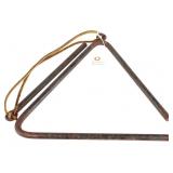 Western Triangle Iron Ranch Dinner Bell