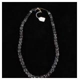 Early Blackfoot Skunk Bead Trade Necklace
