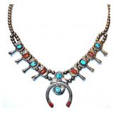 Navajo Squash Blossom Necklace by Ken Martinez