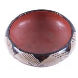 Pueblo Polychrome Painted Pottery Bowl