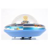 Tin Flying Saucer Spaceship  X-5 Toy Cir. 1960s