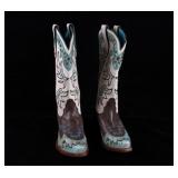 Tony Lama Womens Fancy Cowboy Boots