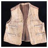Eskimo Tanned Hide Vest 19th Century