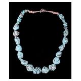 Navajo Sleeping Beauty Turquoise Nugget Necklace