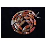 Rare Carnelian Agate Gemstone Necklace