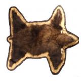 Montana Black Bear Taxidermy Rug Mount