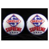 Skelly Supreme Gas Pump Globe Glass Lenses