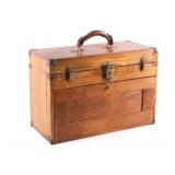 Antique Oak Machinist Tool Chest