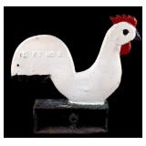 Elgin Pump CO. Cast Iron Rooster Windmill Weight