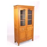 Antique Oak Front China Cabinet c.1910