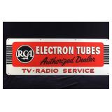RCA TV-Radio Service Dealer Advertising Sign