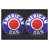American Gas Pump Globe Glass Lenses