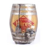 Hires Root Beer Wooden Barrel with Tap