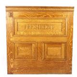 Miles City, Bank President Quartersawn Dutch Door