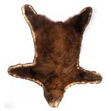 Montana Black Bear Taxidermy Rug Mount