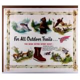 Red Wing Boots Advertising Poster c.1945
