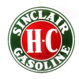 Sinclair H-C Gasoline Pump Globe Glass Lens