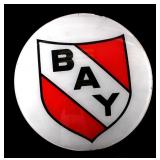 Bay Service Station Gas Pump Globe Glass Lens