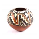 Acoma Pueblo Polychrome Pot Late 19th C.