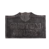 Cast Iron Custom House Sign from Anaconda Montana