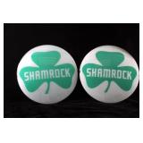 Shamrock Gas Pump Globe Glass Lenses