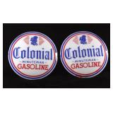 Colonial Minuteman Gas Pump Globe Lenses