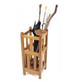 Mission Style Oak Umbrella Stand
