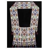 Northern Plains Geometric Beaded Bandolier Bag