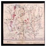 1881 Map of Yellowstone National Park