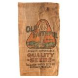 Old Faithful Seed Sack from Bozeman Montana