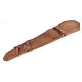 Ornate Hand Tooled Leather Rifle Scabbard