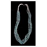 Santa Domingo Turquoise Heishi Necklace