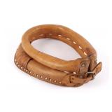 Salesman Sample Leather Horse Collar