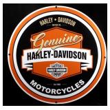 Harley Davidson Motorcycle Shield Advertising Sign