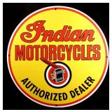 Indian Motorcycles "Dealer" Advertising Sign