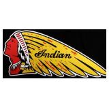 Indian Motorcycles Chiefs Head Advertising Sign